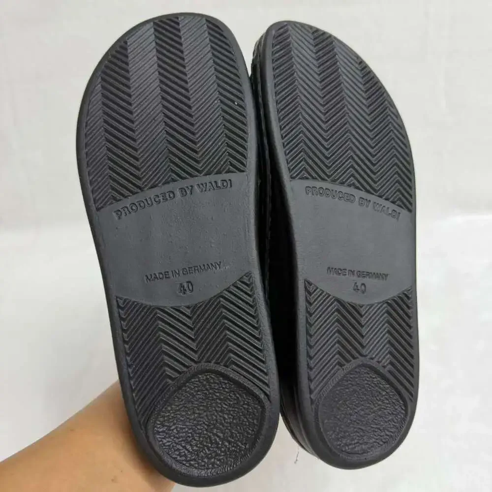 Finn Comfort Toro Soft Men's Sandal Black Nubuck Leather Sz 40 Made in Germany